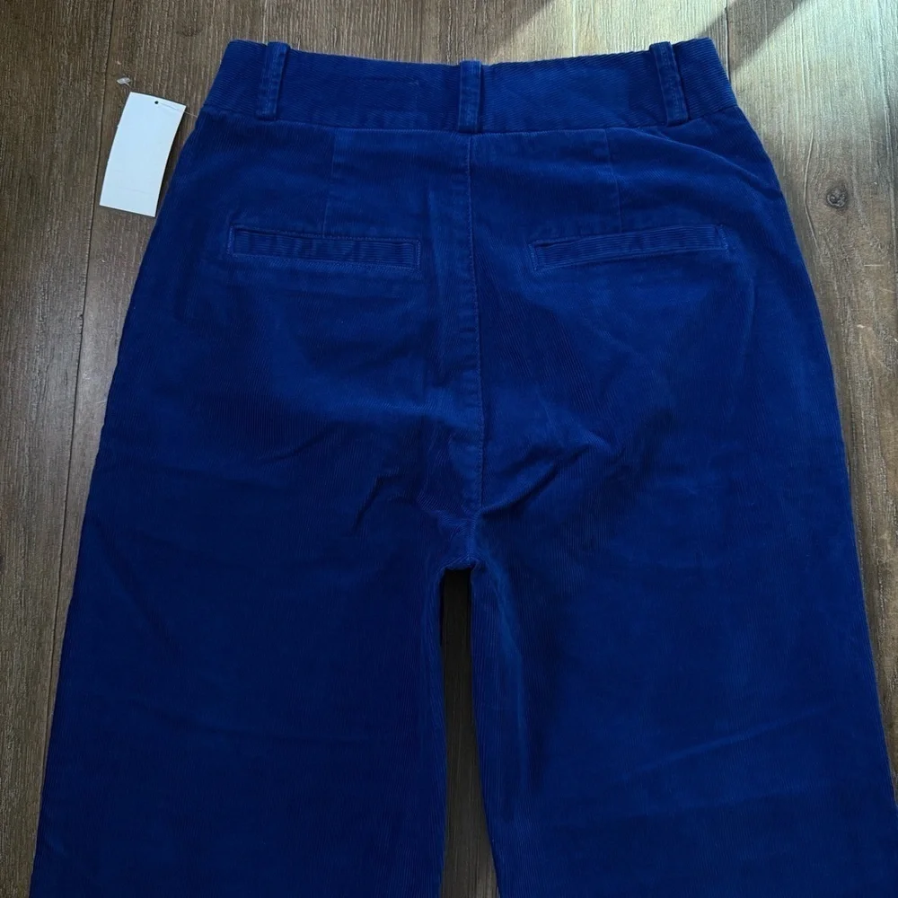 AG Adriano Elvie Ultra High Rise Straight Leg Trouser Rose Velvet Burnout Denim